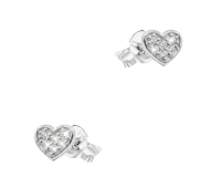 Heart Silver Stud Earring STS-7048